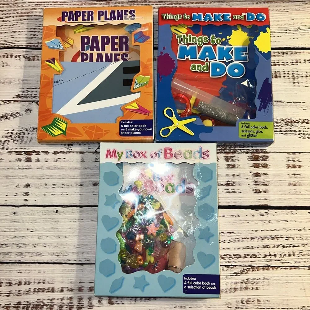 My Box of Beads, Paper Planes, Things To Make‎ And Do Books & Craft Activity